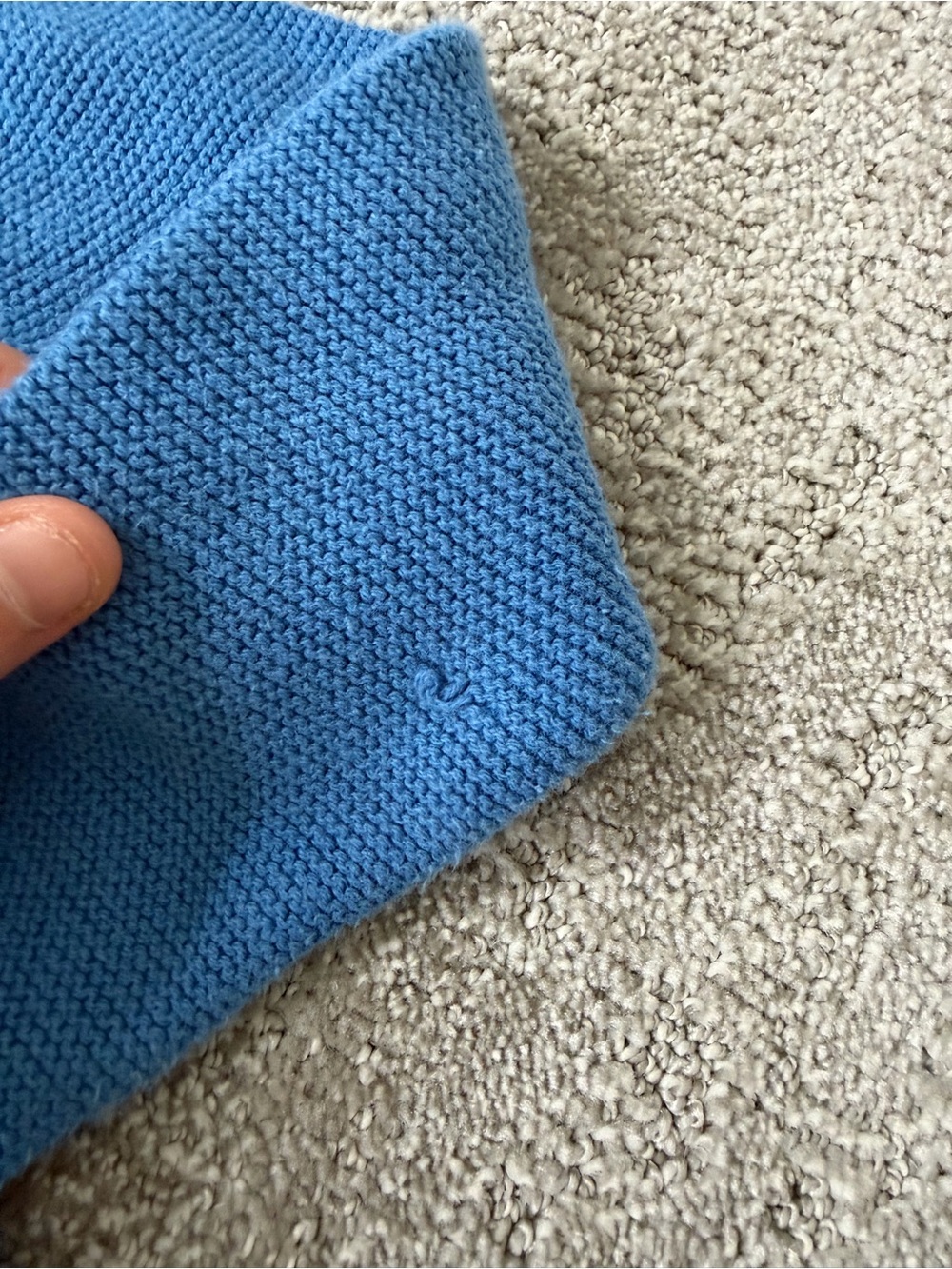 Mini Boden Cashmere Blend Cardigan in Blue Size 6-7 Years Cotton Button Up - Picture 4 of 15